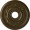 Ekena Millwork Genevieve Ceiling Medallion (Fits Canopies up to 3 1/2"), 16 1/8"OD x 3 1/2"ID x 7/8"P, Brass CM16GNBRS - alternate 1